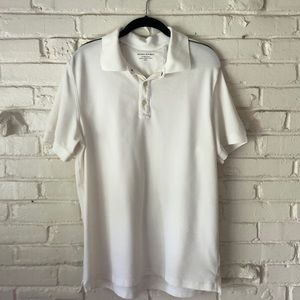 Men’s Banana Republic White Fitted Polo